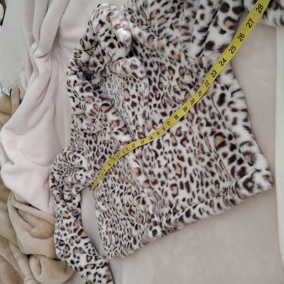 NWOT Leopard print teddy jacket, never worn - Picture 6 of 8